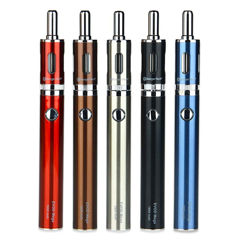 100% Original Kanger EVOD mega kit Kangertech e cigarette Express Kit 1900mAh Evod Mega Battery with Evod Mega Atomizer 2.5ml
