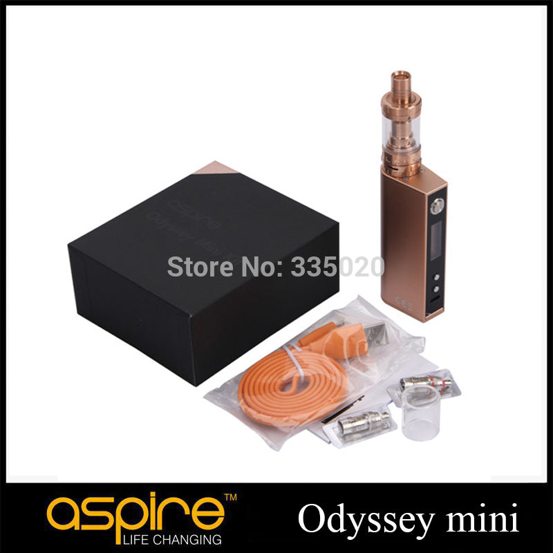 Original Aspire Odyssey mini kit with Triton Mini Atomizer Pegasus Mini 50W 18650 Mod E Cigarette Starter Kit