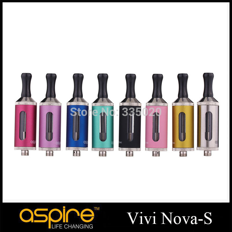 Original Aspire Vivi Nova-S BVC Clearomizer 3.5ml Replaceable Bottom Dual Coil Atomizer Vivi Nova S Atomizer for E cigarette