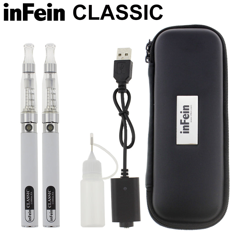 inFein CLASSIC Double Zip Kit Electronic Cigarette 650/1100mah E Start Ecigg24.com inFein CLASSIC Double Zip Kit Electronic Cigarette 650/1100mah E Start Ecigg24.com