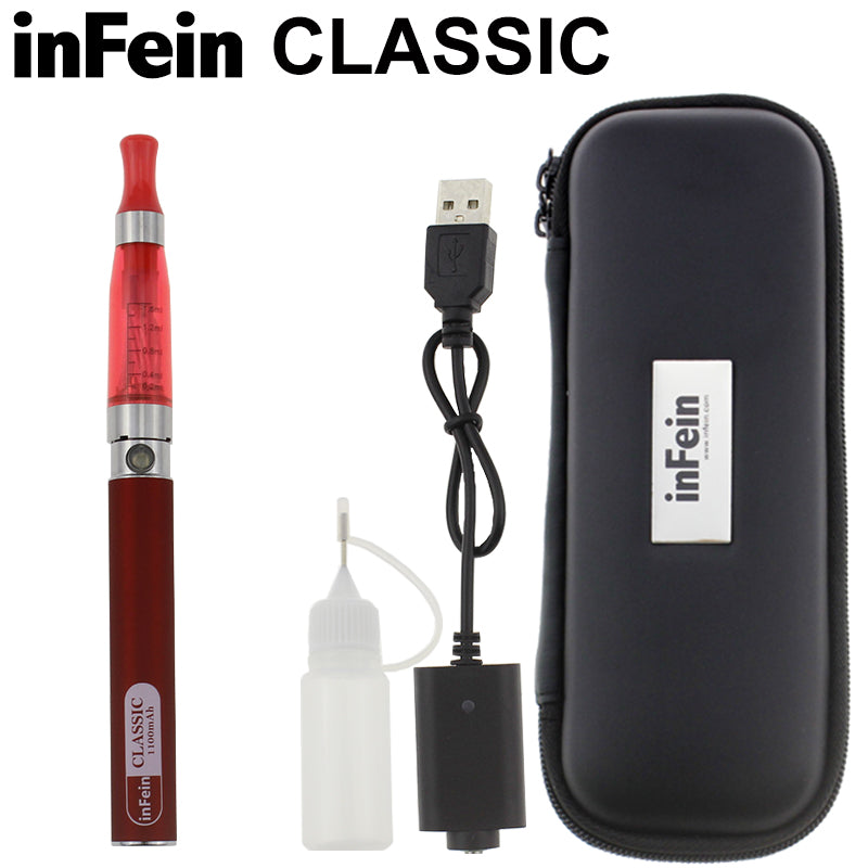 inFein CLASSIC Single Zip Kit Electronic Cigarette 650/1100mah Starter Kit E Cigarette Electronic Hookah Vaporizer