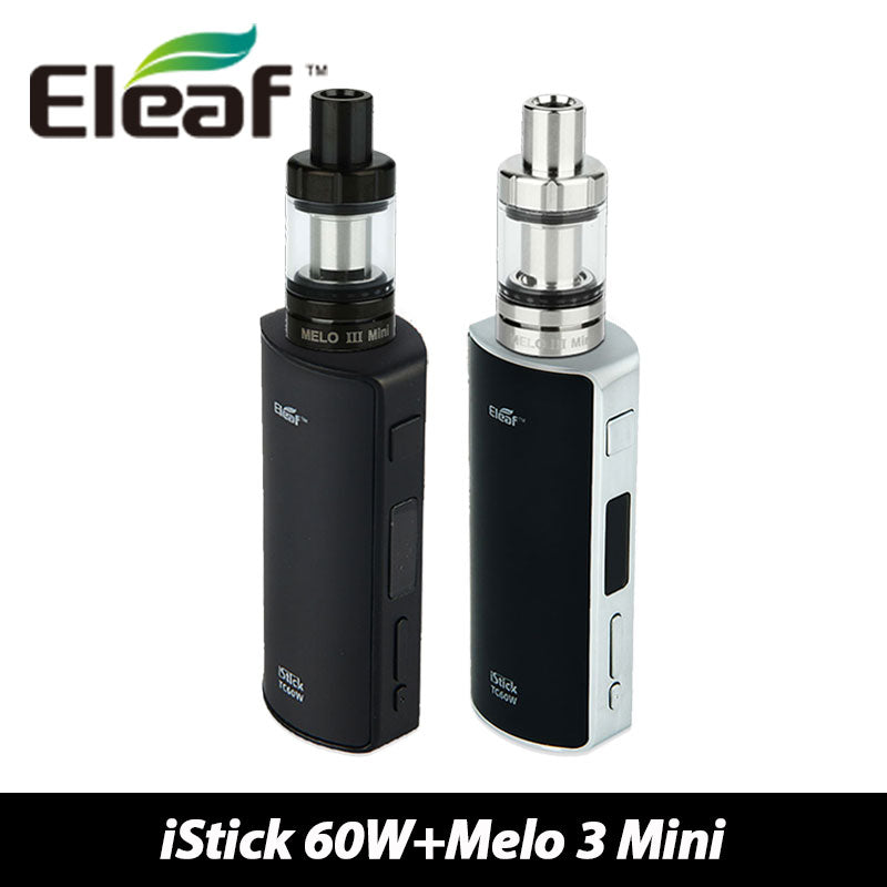 100% Original Eleaf istick 60W Kit Best e cigarette kit with 2ml Melo 3 Mini Atomzier Melo III mini Tank VS 60w istick Box Mod