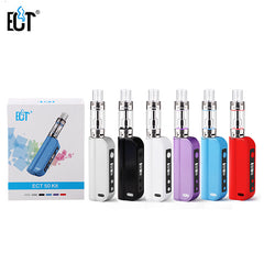 New ECT box mod electronic cigarettes eT 50 Kit 50W E cig 2.5ml New airflow control 2200mah atomizer e cigarette et50 kit