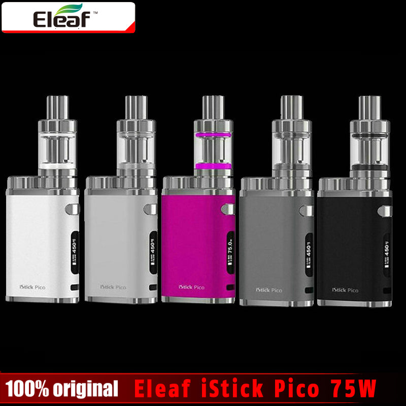 Original Eleaf iStick Pico 75W Box Mod Vape for Melo 3 Mini Tank Atomizer Eleaf Box Mod e cigarette Kit VS 18650 Box Mod