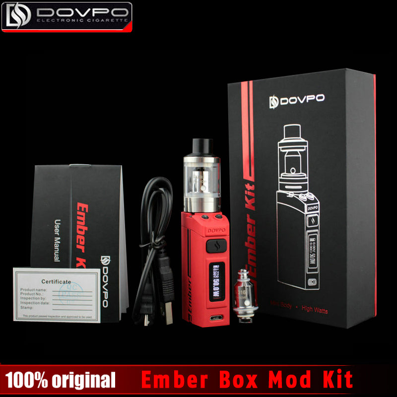 Original Dovpo Ember Electronic Cigarette Box Mod Vape 5W - 50W Temper Ecigg24.com Original Dovpo Ember Electronic Cigarette Box Mod Vape 5W - 50W Temper Ecigg24.com