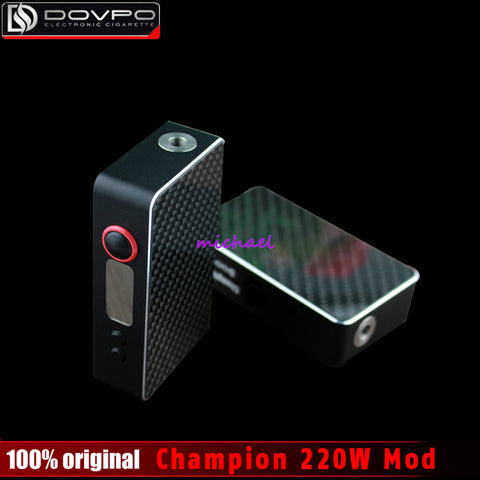 2016 New 100 Original Dovpo Champion 220w mod mod huge vapor e cigarette box mod dovpo executive 5.0