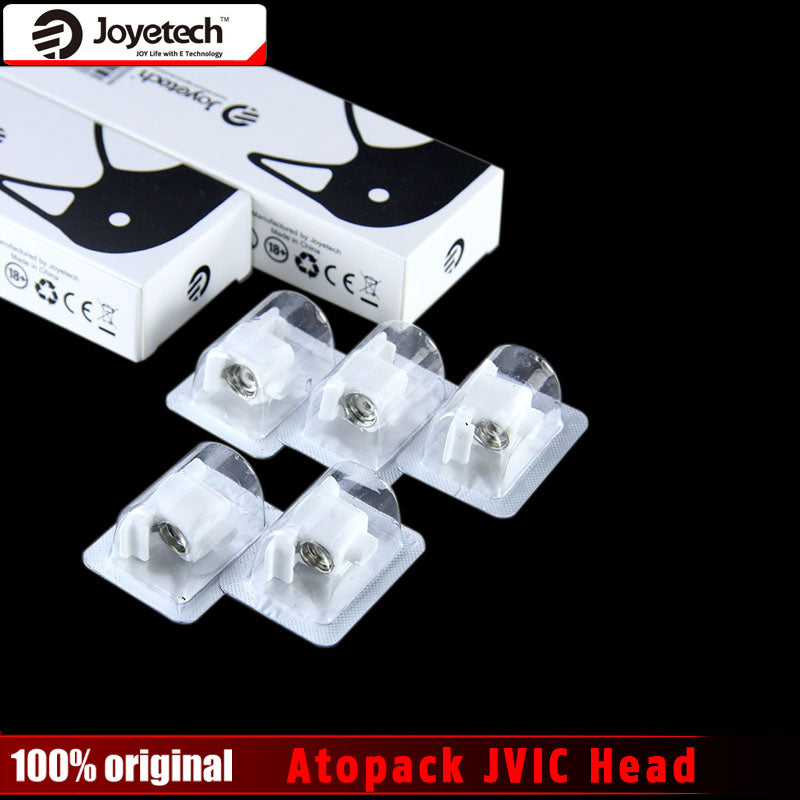 Original Joyetech ATOPACK JVIC Coil Head JVIC1 Coil 0.6ohm JVIC2 DL 0.25ohm for Atopack Penguin kit E cigarette Vape Core 10pcs