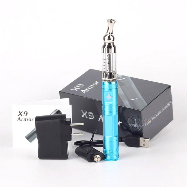 X9 Electronic Cigarette IC30S Atomizer Clearomizer With X9 Battery 1300mAh E Cig Variable Voltage Starter Kit E Cigarettes