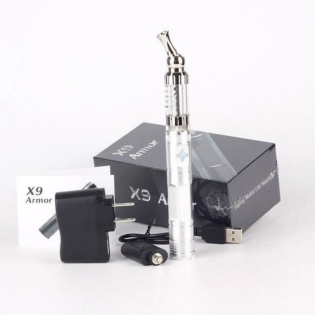 X9 Electronic Cigarette IC30S Atomizer Clearomizer With X9 Battery 1300mAh E Cig Variable Voltage Starter Kit E Cigarettes