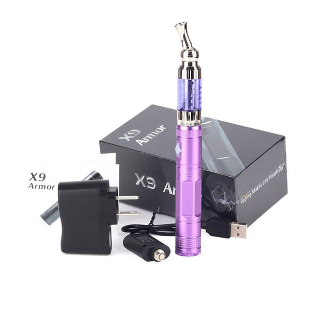 X9 Electronic Cigarette IC30S Atomizer Clearomizer With X9 Battery 1300mAh E Cig Variable Voltage Starter Kit E Cigarettes