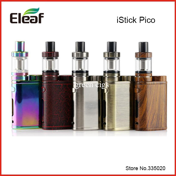 Eleaf iStick Pico Starter Kit 75W Box MOD Vape wtih 2ML Melo III 3 Mini Tank E Cigarette New Colors