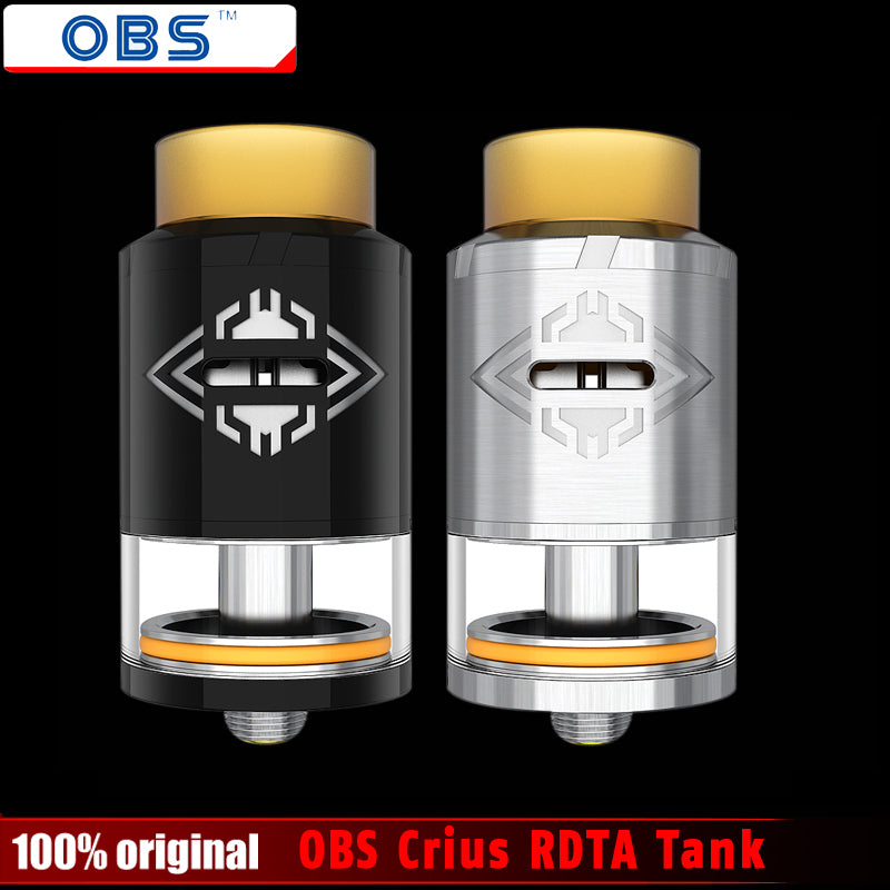 Original OBS Crius RDTA Atomizer 4ml Side Filling Top Airflow Rebuildable E Cigarettes Tank with DIY Tools OBS Crius Atomizer