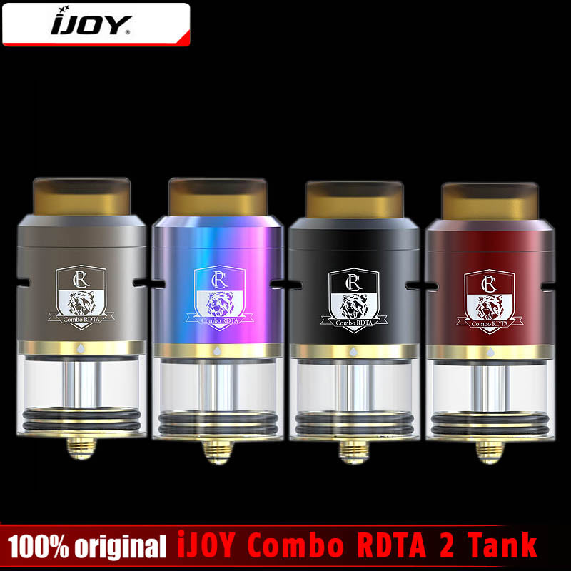 Original IJOY Combo RDTA 2 e cigarette Tank update ijoy Combo RDTA with IMC deck system IMC-10 IMC-coil 3 Combo RDTA II DIY vape