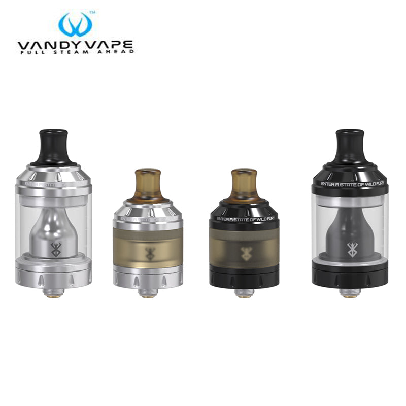 Original Vandy Vape Berserker 24 MTL RTA Tank 2ML To 4.5ML Top-filling Easy to Build Berserk E Cigarette Atomizer Tank in stock