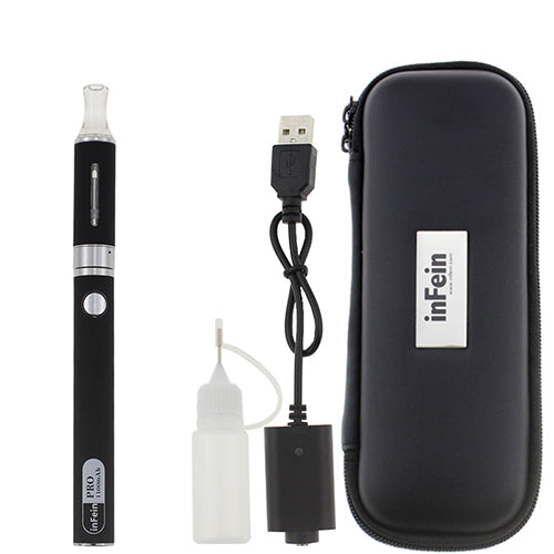 inFein PRO Single Zip Kit Electronic Cigarette 650/1100 mah Starter Kit Colors E Cigarette With Travel Case For Quit Smoking